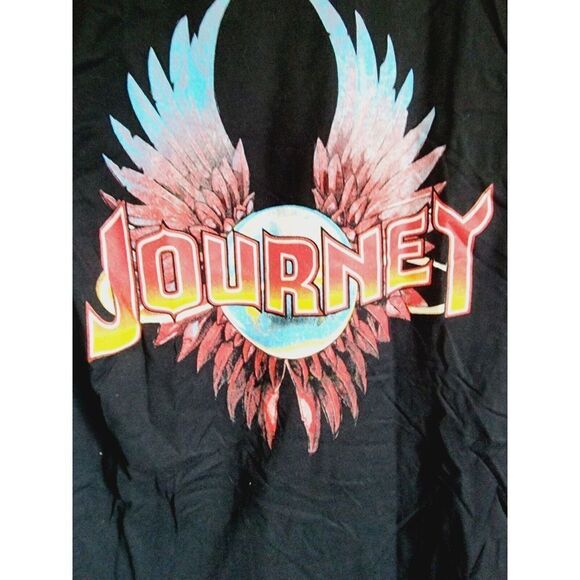 Journey &‎ The Doobie Brothers Band Concert 2016 Tour Women's Black T-Shirt Sz M - Picture 3 of 6